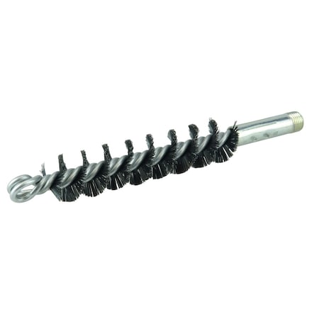 Weiler 1" Single Spiral Flue Brush .012 Steel Fill 44125